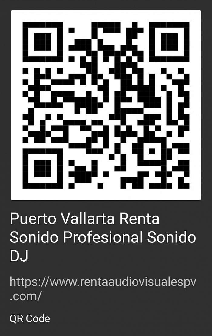 Codigo QR Renta Audiovisules PV